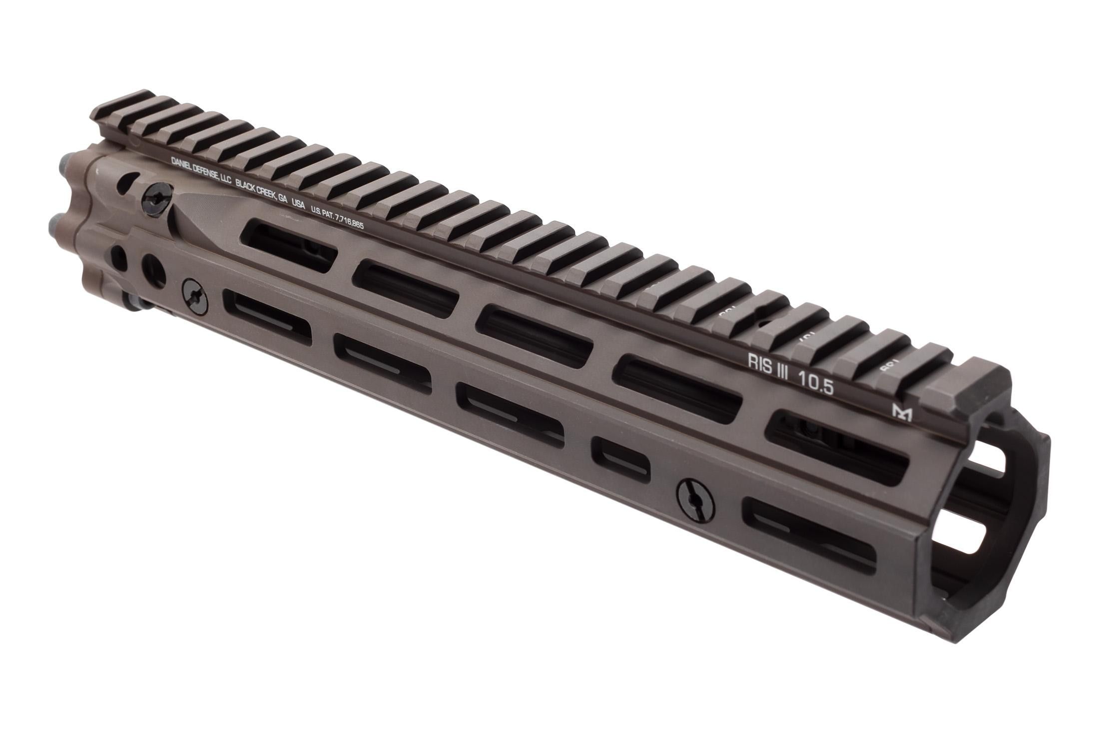 Daniel Defense RIS III AR-15 Handguard - FDE - 10.5